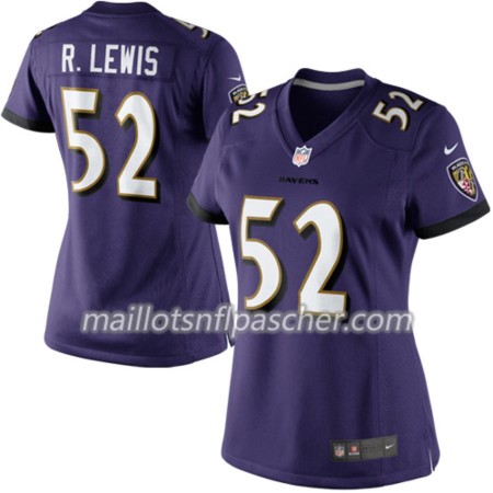 Maillot Baltimore Ravens Ray Lewis 52 Nike Pourpre - Femme